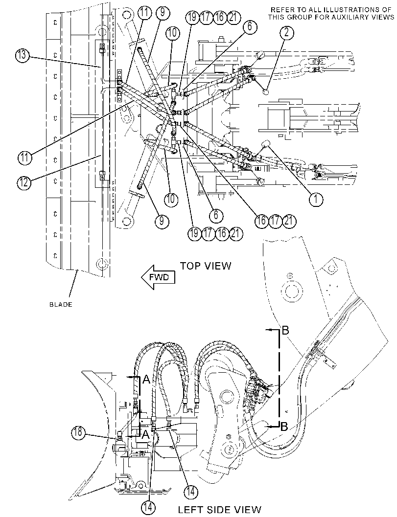 LINES GP-BLADE 4443909 CAT