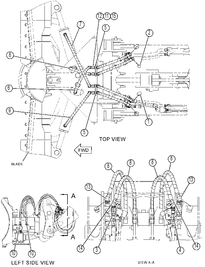 LINES GP-BLADE 4443911 CAT
