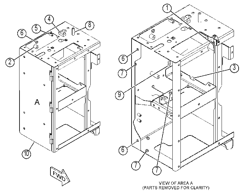 ENCLOSURE GP-SERVICE CENTER 4432251 CAT