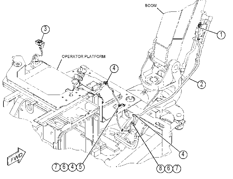 WIRING GP-OVERLOAD WARNING 4427836 CAT