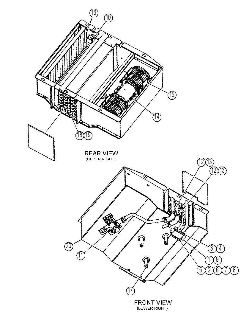 HEATER & AIR CONDITIONER GP 4241808 CAT