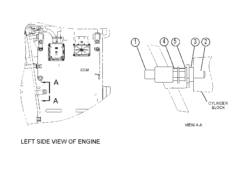 FASTENER GP-FUEL LINES 4376857 CAT