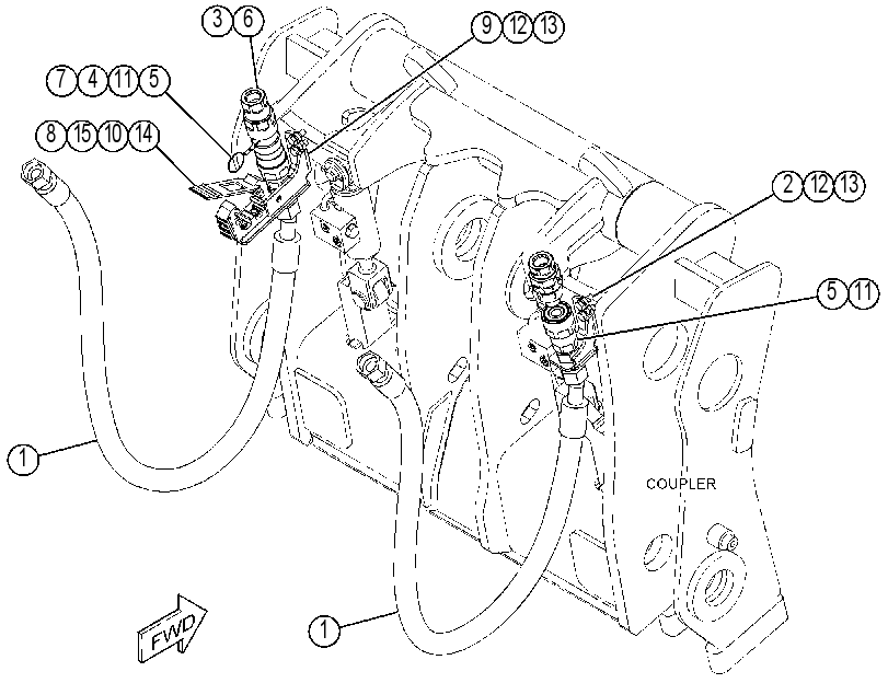 KIT-AUXILIARY LINES 4413368 CAT