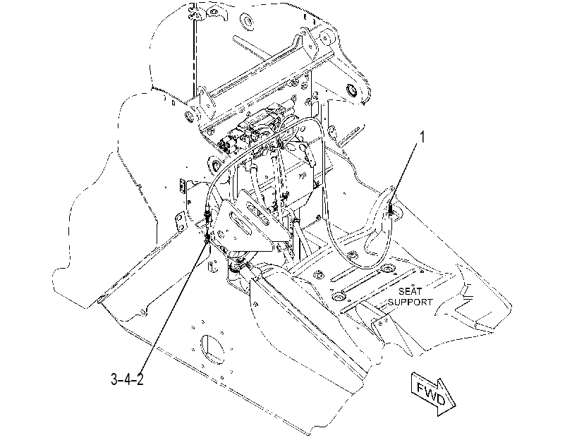 CABLE GP-CONTROL 4216474 CAT