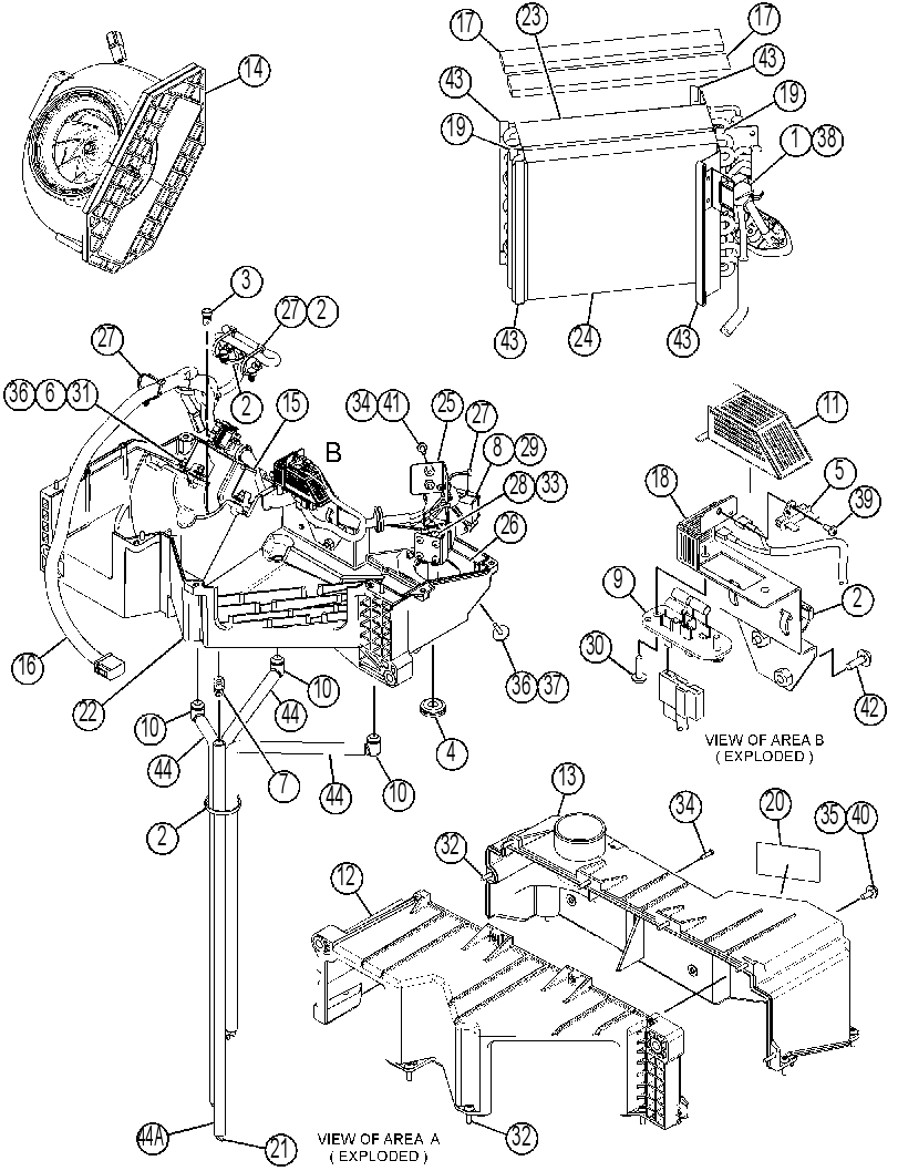HEATER & AIR CONDITIONER GP 4186835 CAT