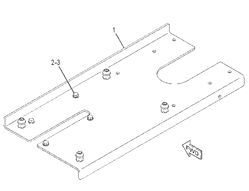 MOUNTING GP-COMPUTER 3664028 CAT