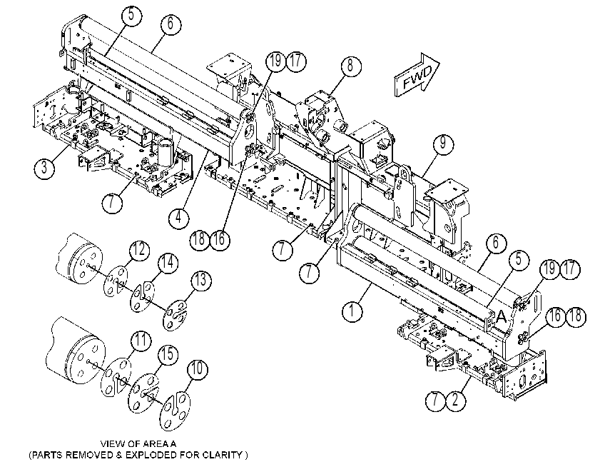 FRAME GP-SCREED 3904822 CAT