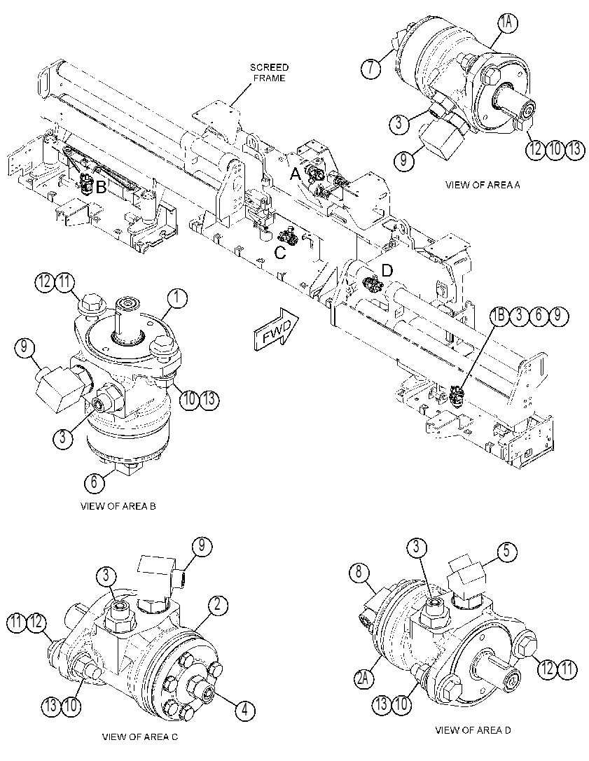 MOTOR & MOUNTING GP 3990743 CAT
