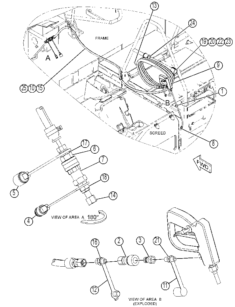 LINES GP-SPRAY DOWN 4164128 CAT