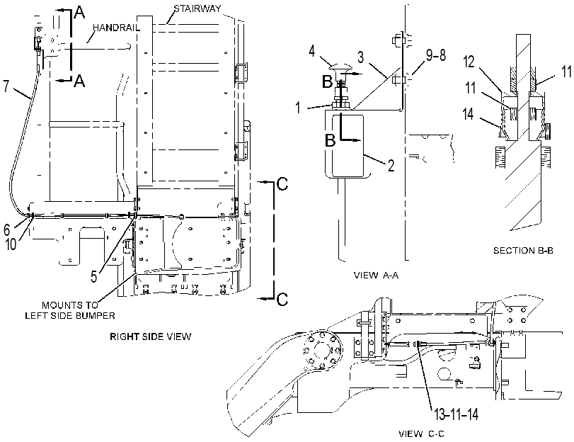 CABLE & MTG GP-CONTROL 3752031 CAT