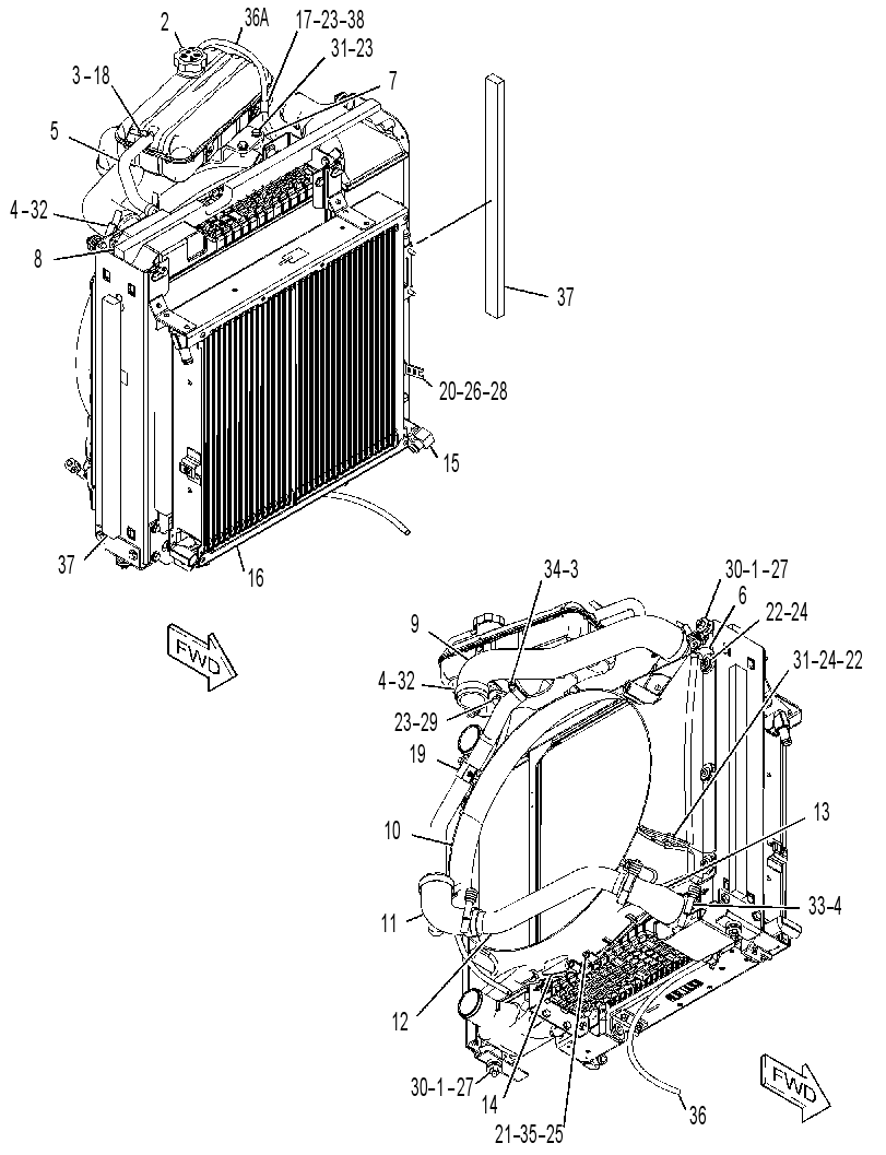 TANK & LINES GP-COOLANT 3746402 CAT