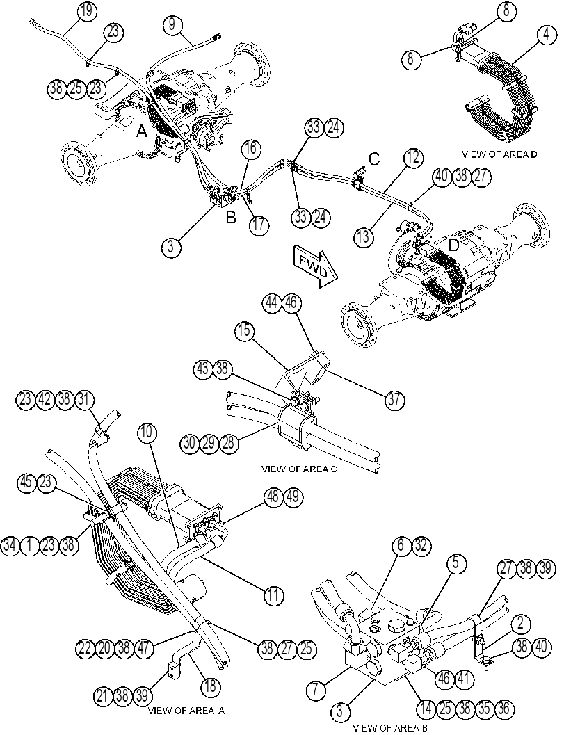 KIT-AXLE OIL COOLER 4353712 CAT