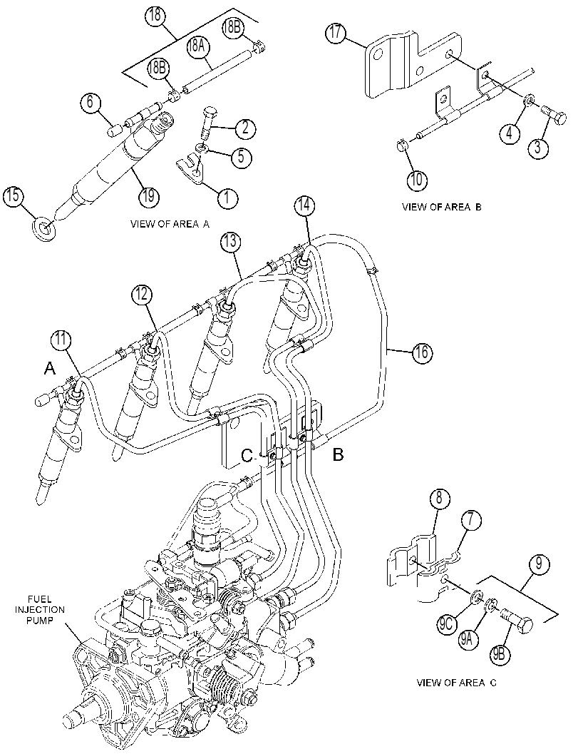 TUBE AS-FUEL LINES 3945222 CAT