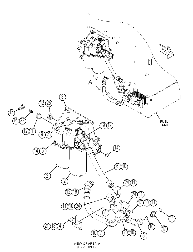 HEATER GP-FUEL 4517283 CAT