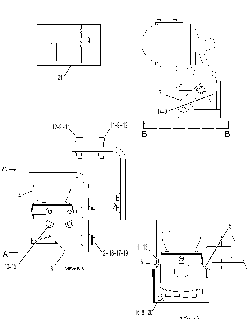 SENSOR & MTG GP-LADAR 3860073 CAT