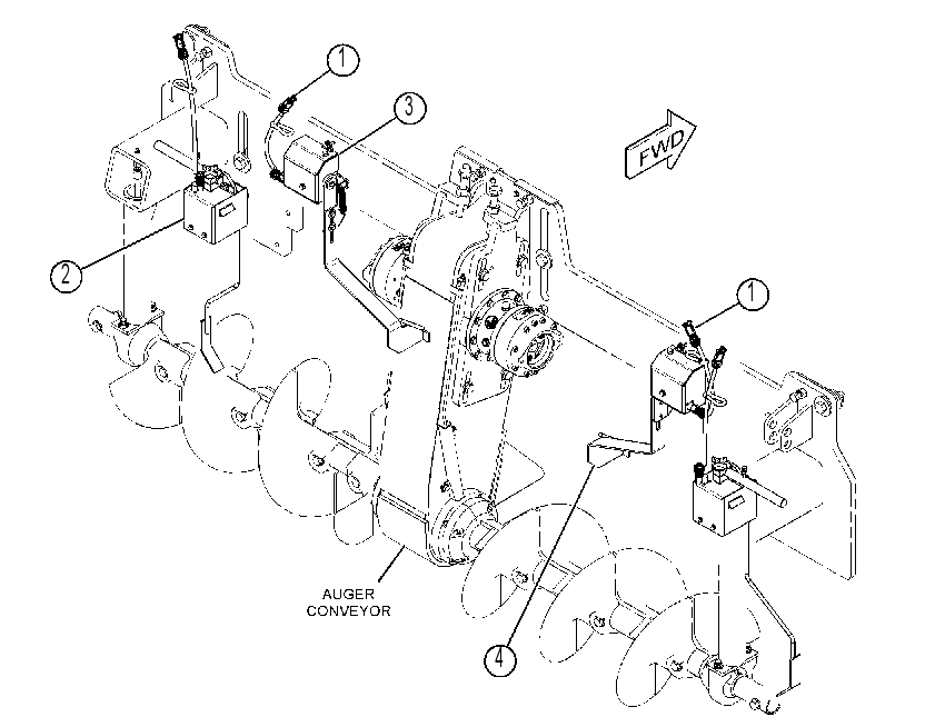 SENSOR GP-AUGER 4161466 CAT