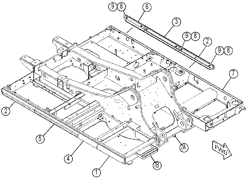 BUMPER GP 4261304 CAT
