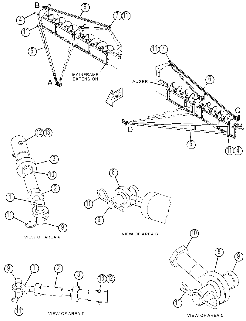 BRACE GP 4164134 CAT