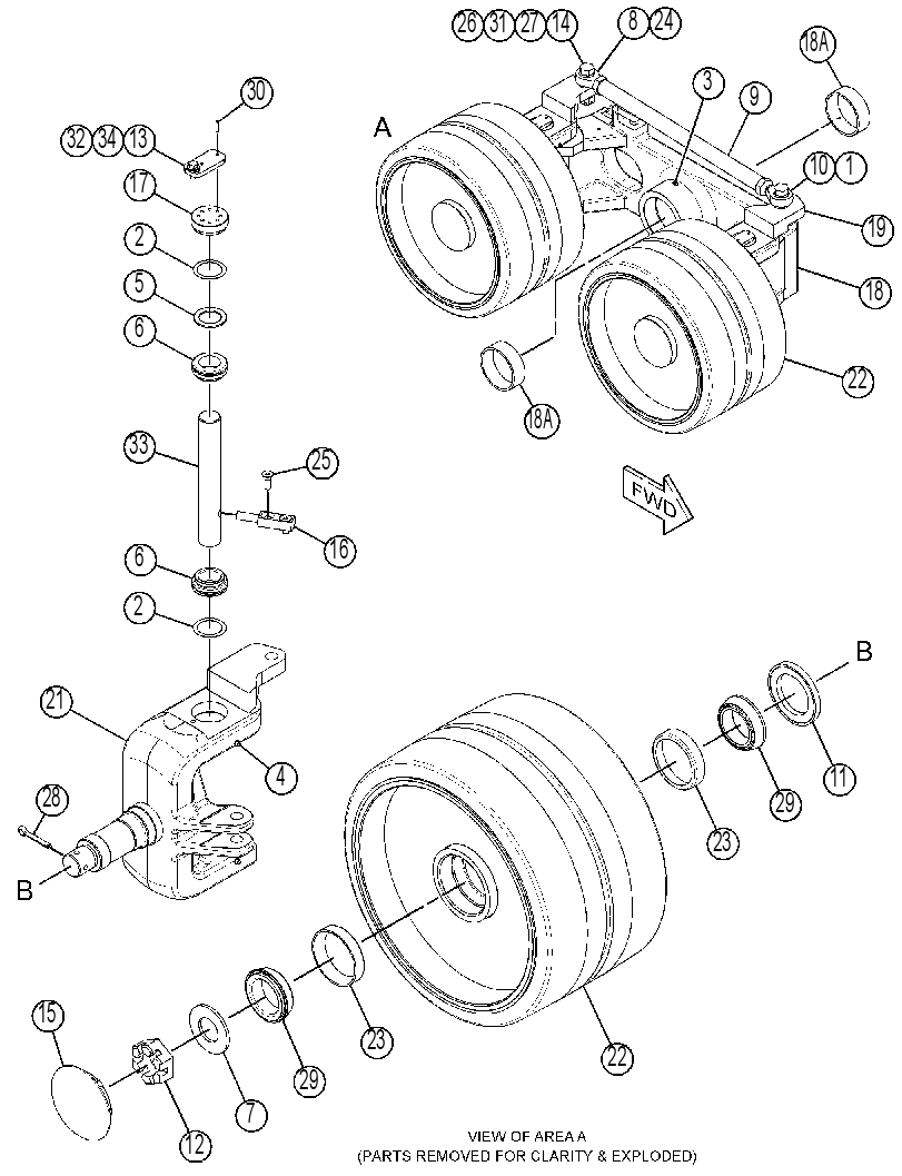 BOGIE GP 4178961 CAT