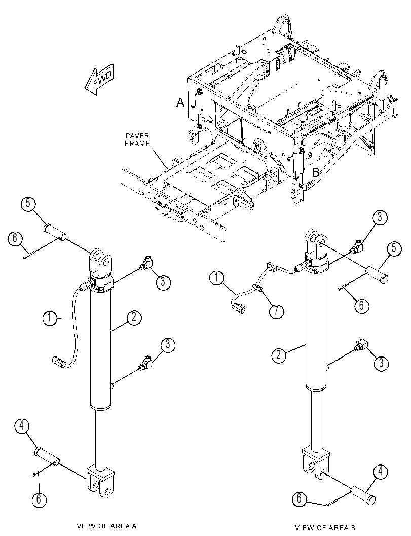 CYLINDER & MTG GP-TOW POINT 3967153 CAT