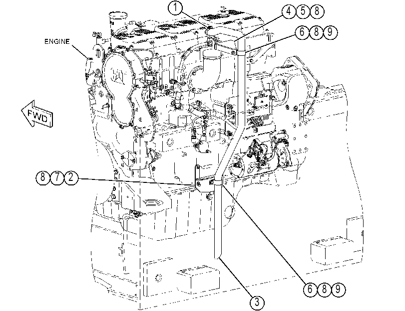 Система отвода газов 4348277 CAT