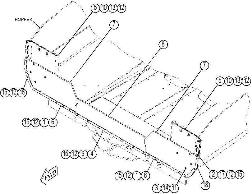 FLASHING GP 4157317 CAT