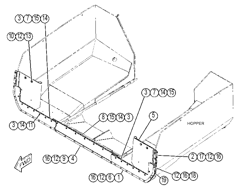 FLASHING GP 4157319 CAT