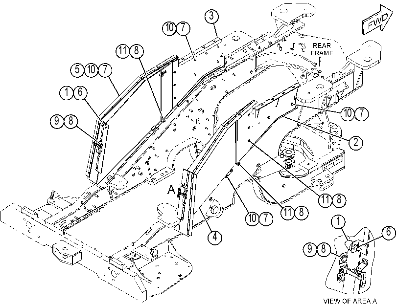 Панель боковая 4152066 CAT