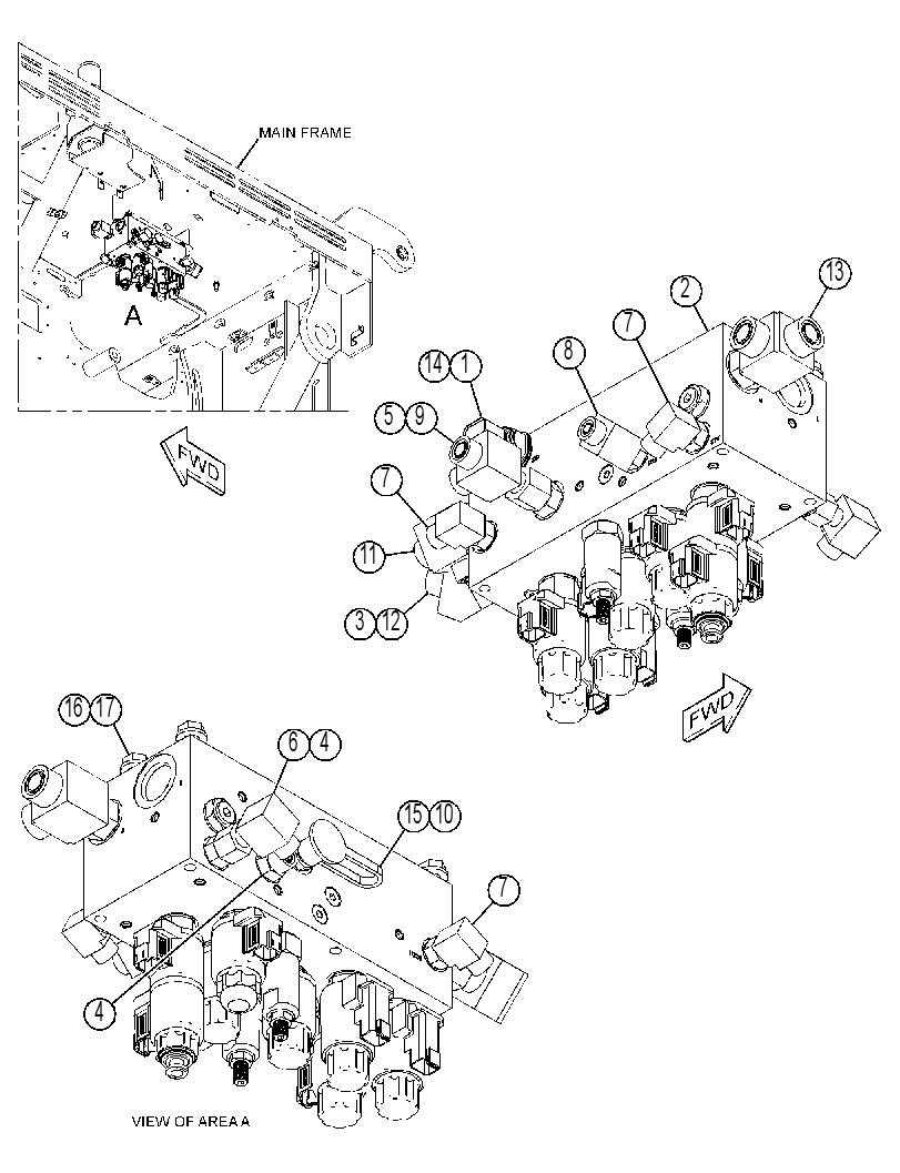 VALVE & MTG GP-AUXILIARY 3924703 CAT