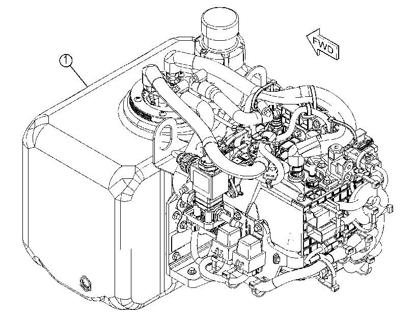 Модуль AdBlue (компоновка) 3996153 CAT