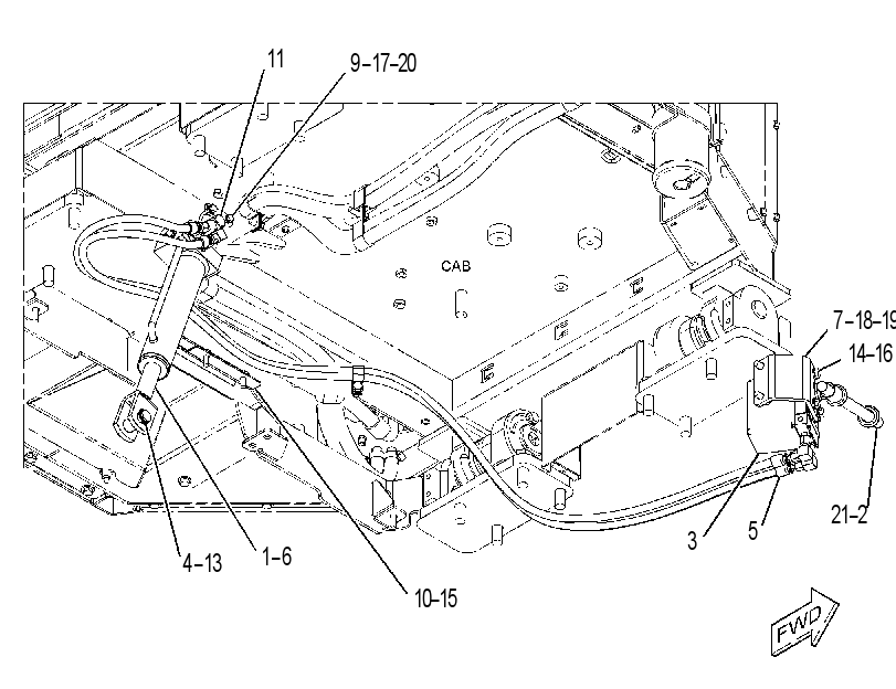 TILT GP-CAB 3735458 CAT