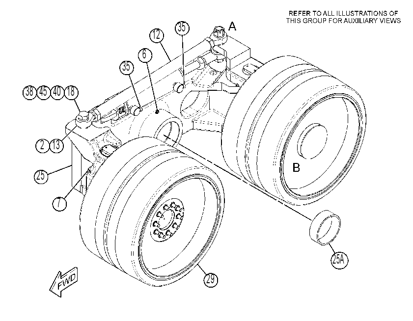 BOGIE GP 3964172 CAT