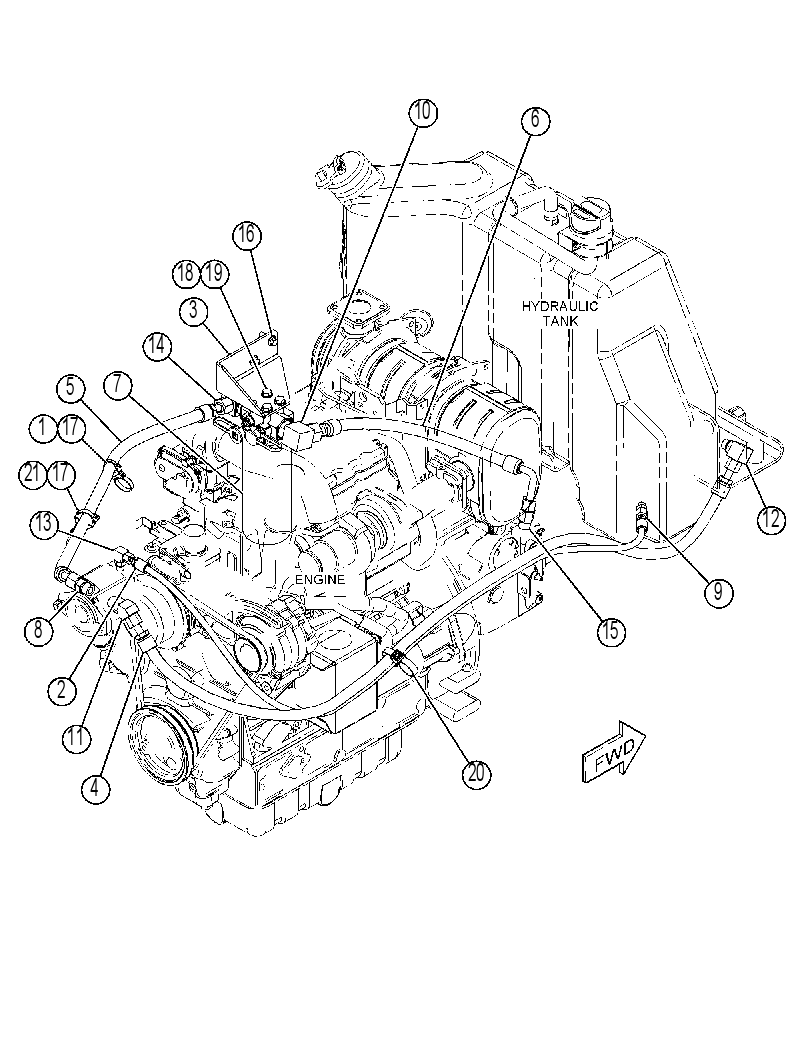 LINES GP-HYDRAULIC FILTER 3922985 CAT