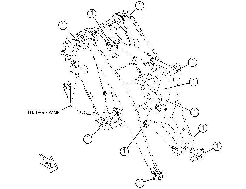FITTING GP-GREASE 4465239 CAT