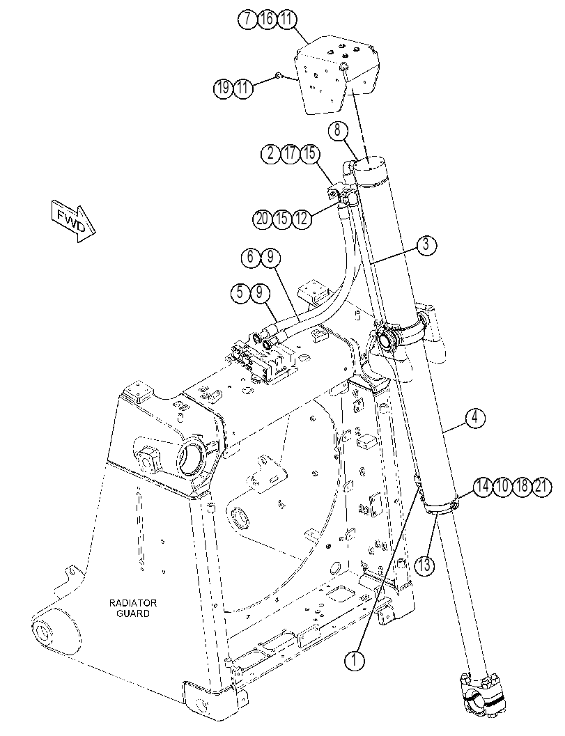 CYLINDER & LINES GP 4287449 CAT