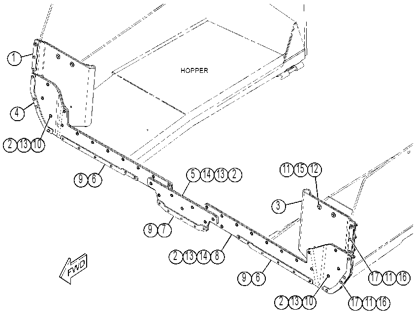 FLASHING GP 4157320 CAT