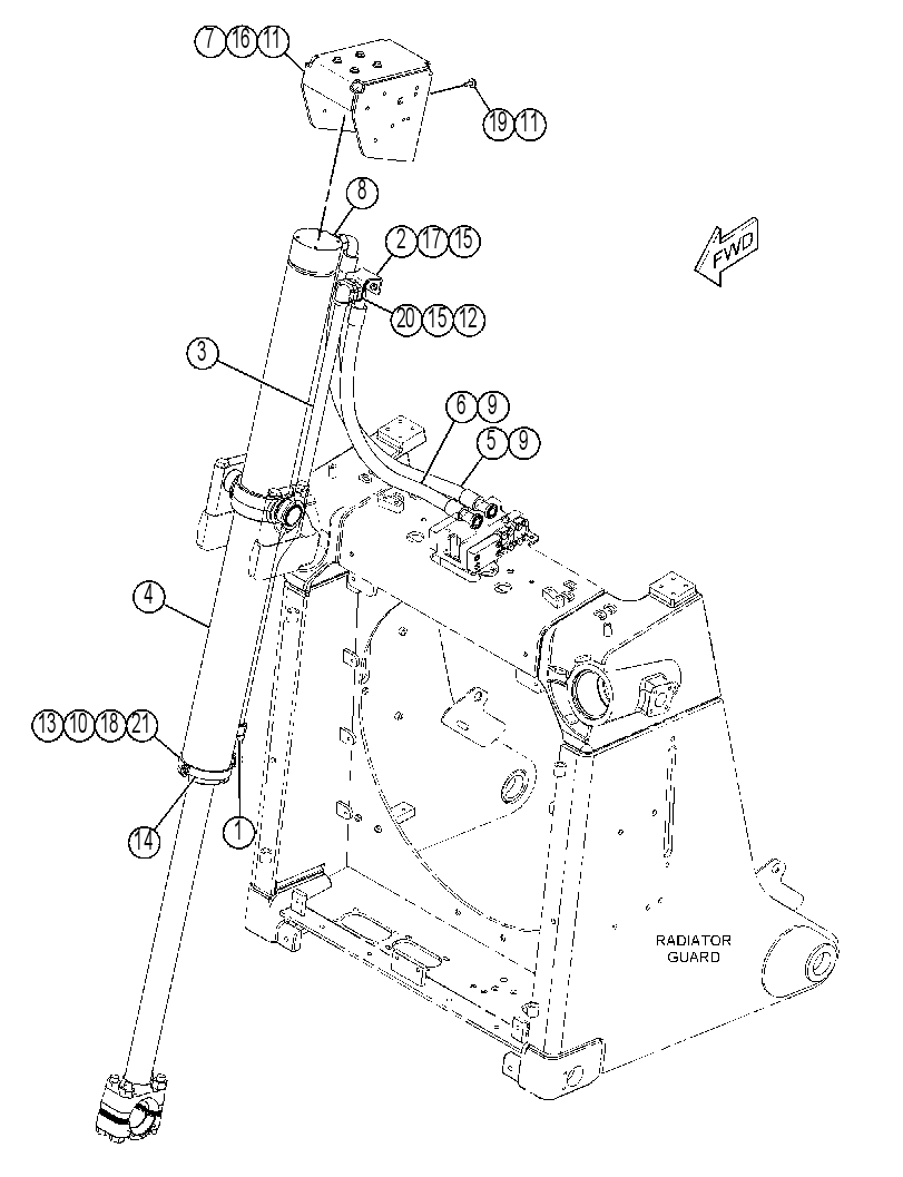 CYLINDER & LINES GP 4287448 CAT