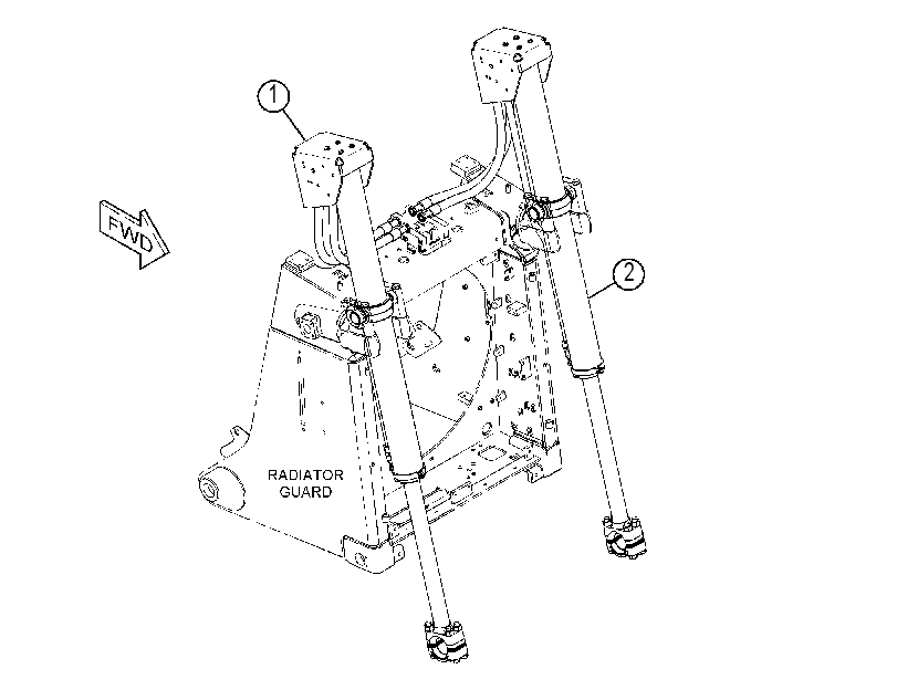 CYLINDER AR-LIFT 4287447 CAT