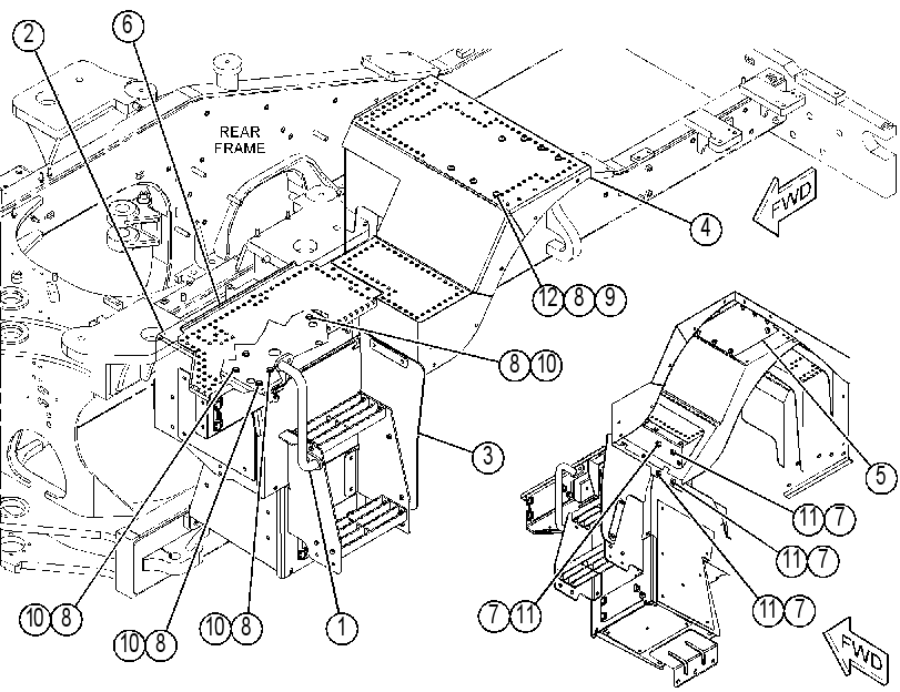 LADDER & WALKWAY GP 4165031 CAT