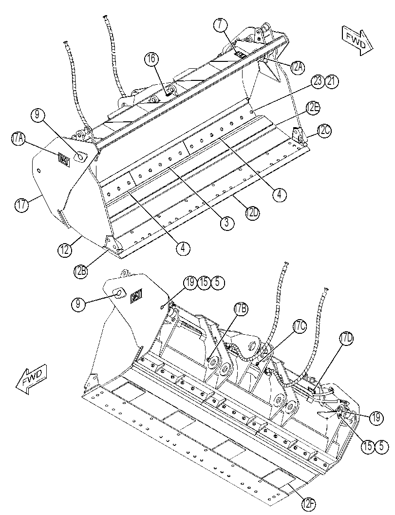 BUCKET AS-MULTIPURPOSE 3808307 CAT
