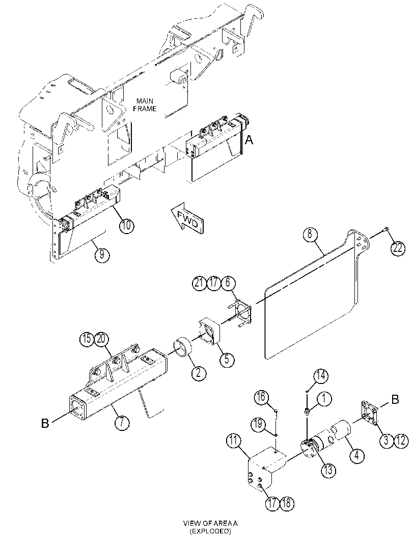 EXTENSION GP-MAIN FRAME 4218204 CAT