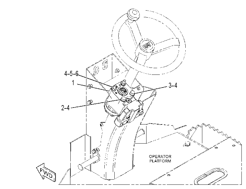 VALVE & MTG GP-STEERING 3642321 CAT