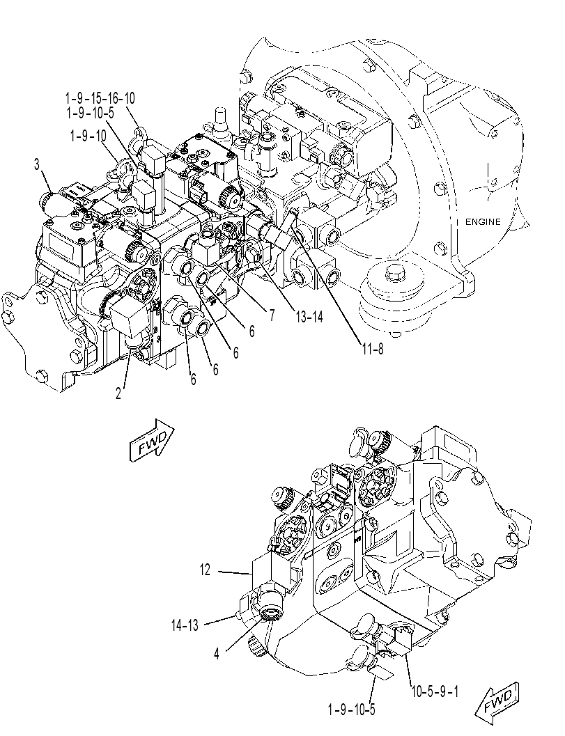 PUMP & MTG GP-VIBRATORY 3605151 CAT