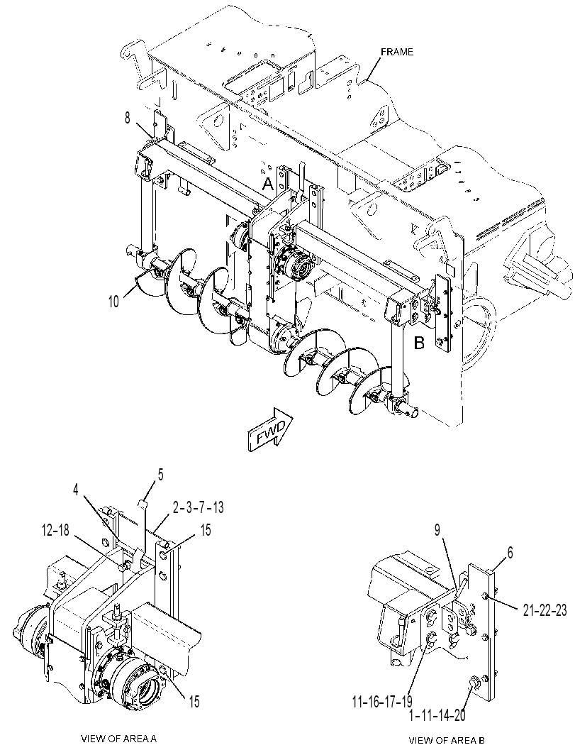 CONVEYOR & MTG GP-AUGER 3311960 CAT