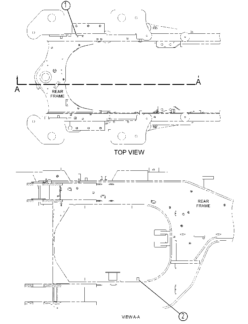 HARDWARE GP-REAR FRAME 3752924 CAT