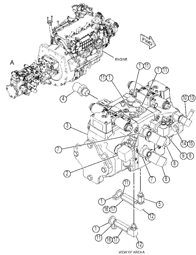 PUMP & MTG GP-VIBRATORY 3573814 CAT