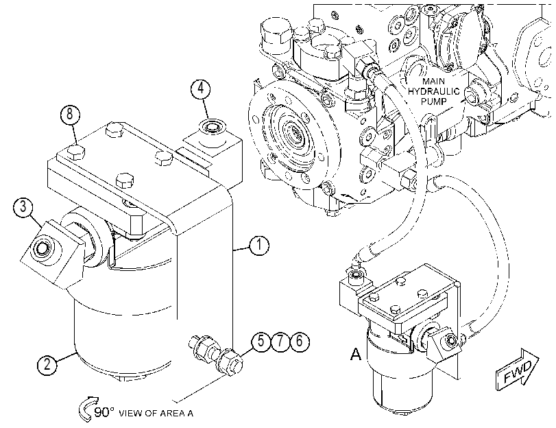 FILTER & MTG GP-OIL 4409451 CAT