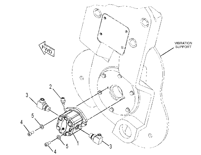 MOTOR & MTG GP-VIBRATORY 2662827 CAT
