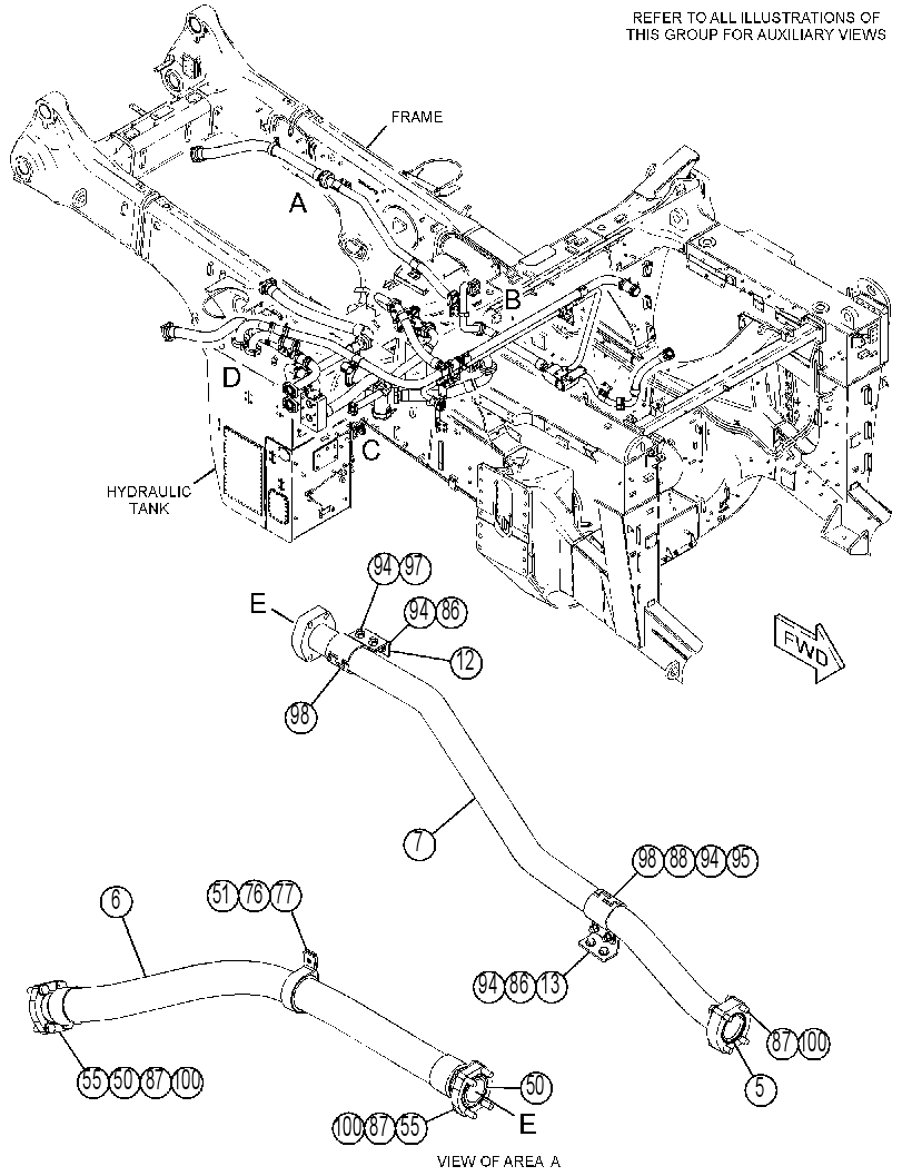 LINES GP-BRAKE COOLING 4391201 CAT