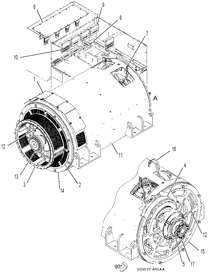 Генератор 3753683 CAT
